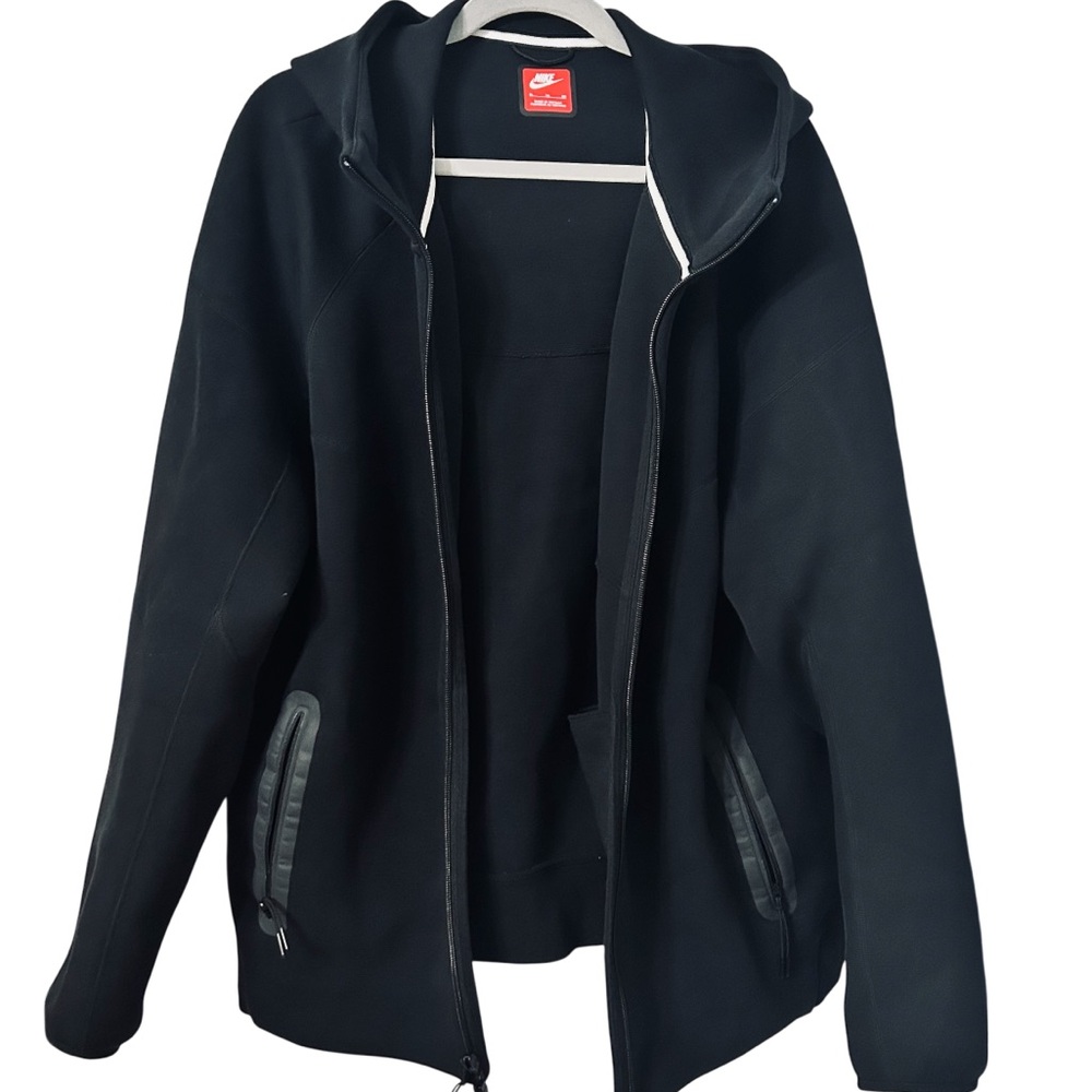Nike Sportswear Tech Fleece Windrunner Full Zip Hoodie Black Mens XL - Picture 3 of 7